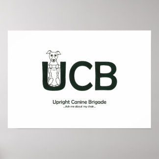 Upright Canine Brigade Poster