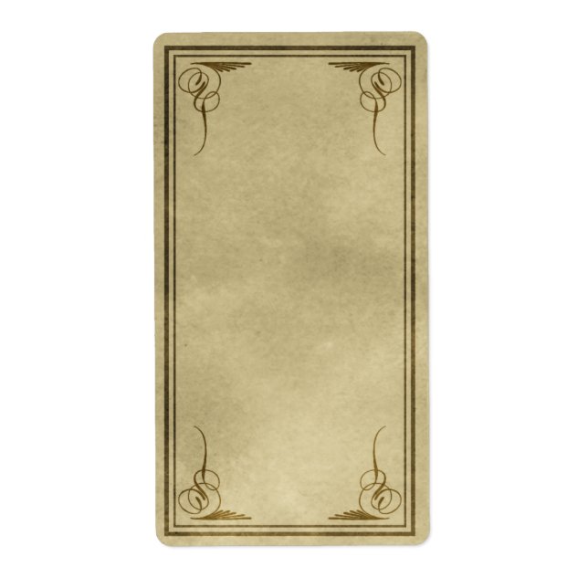 Upright Corners Apothecary Label (Front)