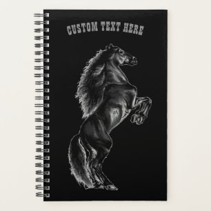 Upright Horse Planner - Custom Text and Colours