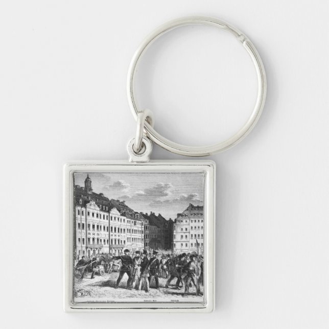 Uprising in Dresden Key Ring (Front)