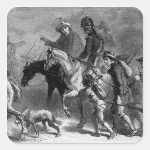 Uprising of the New England Yeomanry Square Sticker