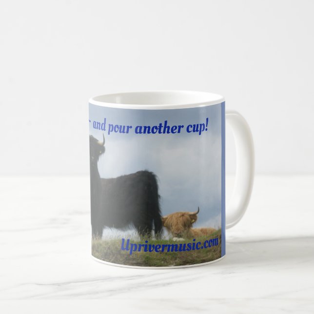 Upriver Music Coffee Mug (Front Right)