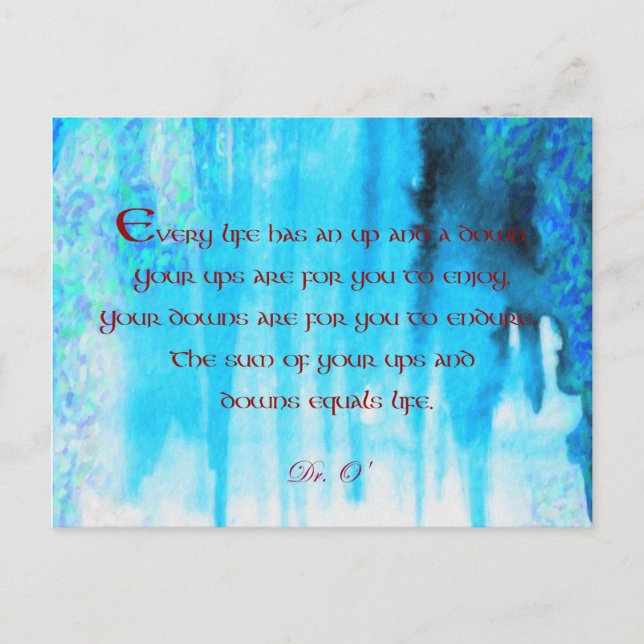 Ups and Downs Postcard (Front)