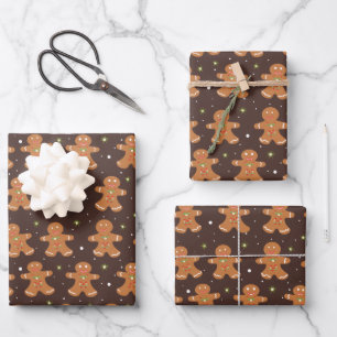 UPS Gingerbread Wrapping Paper Sheet