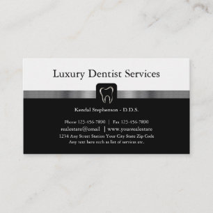 Upscale Dentist Theme Appointment Card
