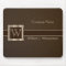 Upscale Monogram Chocolate Leather