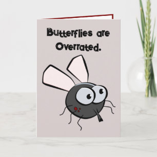 Upset Mosquito Thinks He's Cute Funny Bug Cartoon Invitation