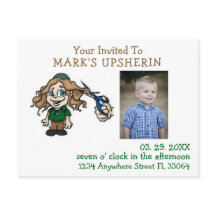 Upsherin Postcard Invitation 