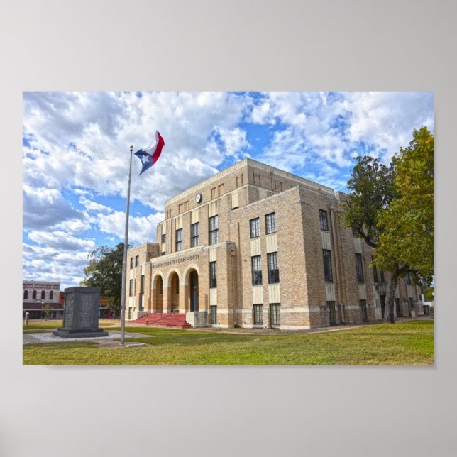 Upshur County Courthouse, Gilmer, Texas Poster (Front)