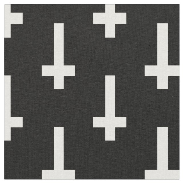 upside down cross fabric (Close Up)