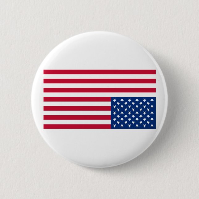 Upside Down Flag 6 Cm Round Badge (Front)