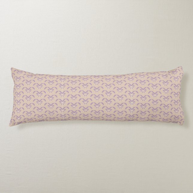 Upside down lavender pattern body cushion (Front)