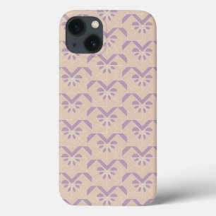 Upside down lavender pattern iPhone 13 case