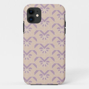 Upside down lavender pattern iPhone 11 case