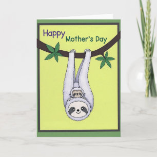 Upside Down Love Mothers Day Card