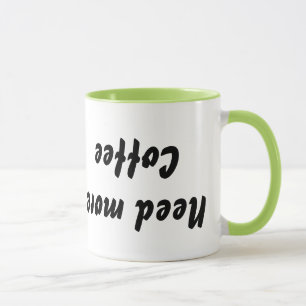 Upside down mug