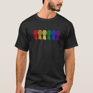 Upside Down Pineapple Polyamory And Polyamorous L T-Shirt