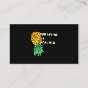 Upside Down Pineapple Shirt Swingers If You Know Y Business Card