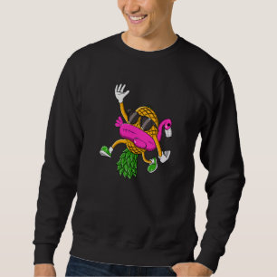 Upside Down Pineapple Swinger Flamingo for Men Wom Sweatshirt