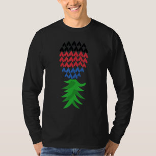 Upside Down Pineapple Swinger Polyamorous Polyamor T-Shirt