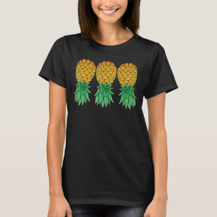 Upside Down Pineapples Polyamory And Polyamorous T-Shirt