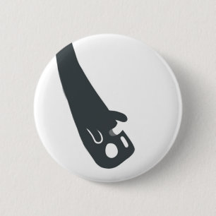Upside-Down Spectre 6 Cm Round Badge