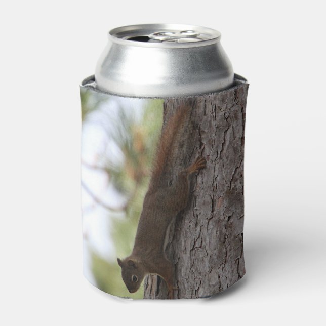 Upside Down Squirrel Can Cooler (Can Front)