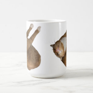 Upside-Down Sunshine Cat Coffee Mug