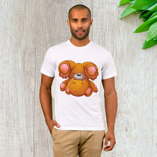 Upside Down Teddy Bear Mens T-Shirt