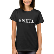 Upside Down THINK Shirt | AA Slogan Tee
