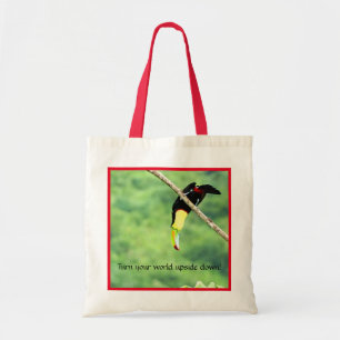 Upside Down Toucan Tote Bag