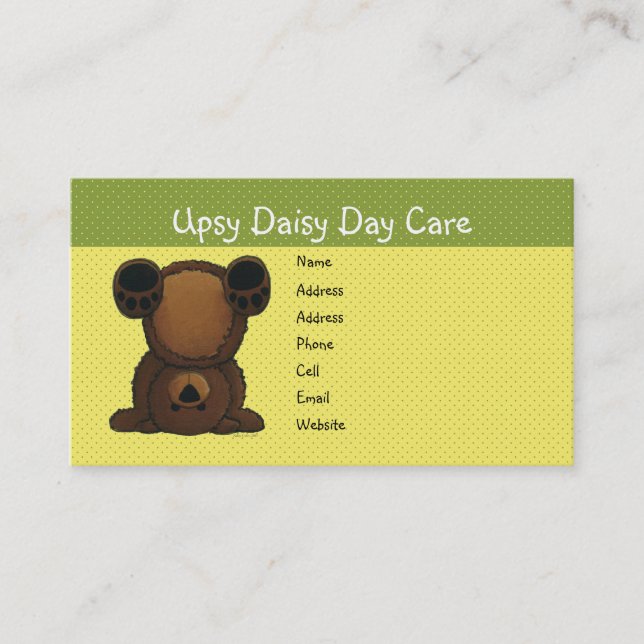 Upsy Daisy Profile Card (Front)
