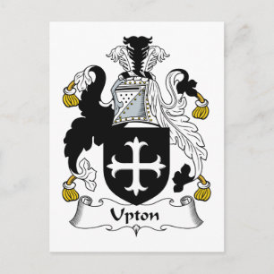 Upton Family Crest Postcard
