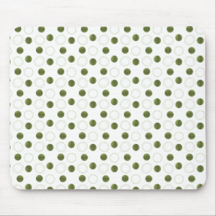 Uptown Bliss Mousepad, Clover Green Mouse Pad