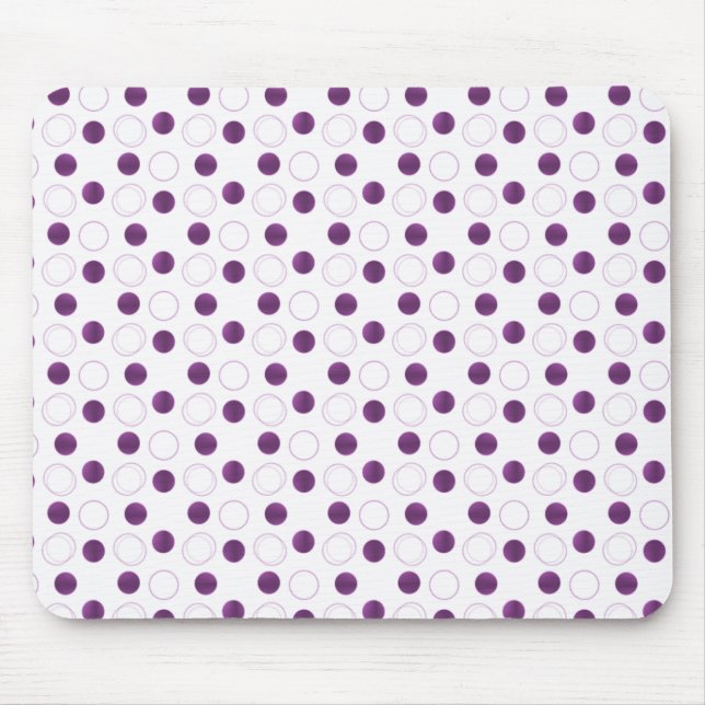 Uptown Bliss Mousepad, Purple Mouse Pad (Front)
