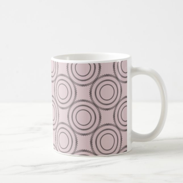 Uptown Class Mug, Soft Pink Coffee Mug (Right)