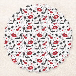 Uptown Girl Paper Coaster