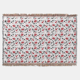 Uptown Girl Throw Blanket