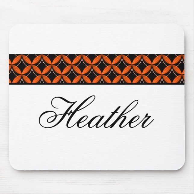 Uptown Glam Fancy Halloween Mousepad (Front)