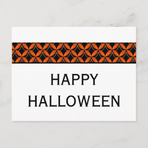 Uptown Glam Fancy Halloween Postcard