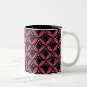 Uptown Glam Mug, Dazzling Fuchsia Two-Tone Coffee Mug