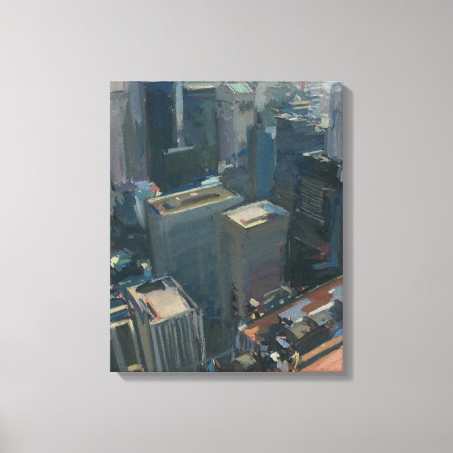 Uptown looking down 2012 canvas print (Front)