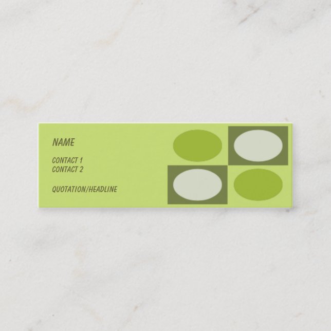 Uptown Mini Business Card (Front)