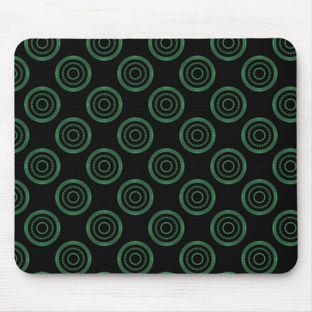 Uptown Posh Mousepad, Bright Green Mouse Pad (Front)