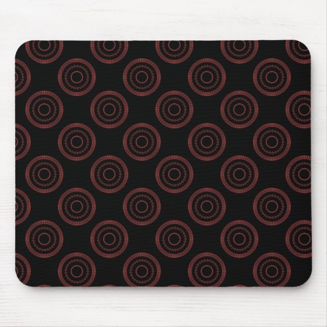 Uptown Posh Mousepad, Crimson Mouse Pad (Front)