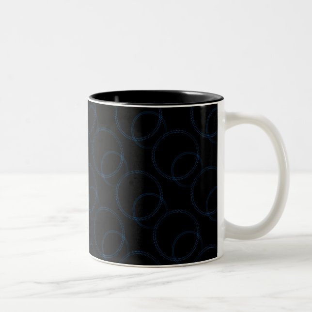 Uptown Vibrance Mug, Royal Blue Two-Tone Coffee Mug (Right)
