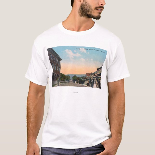 Uptown View from the BeachSeaside, OR T-Shirt (Front)