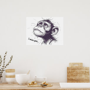 Upward Gaze Poster
