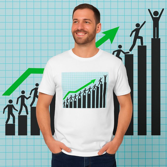 Upward Trend Graph Mens T-Shirt (Creator Uploaded)