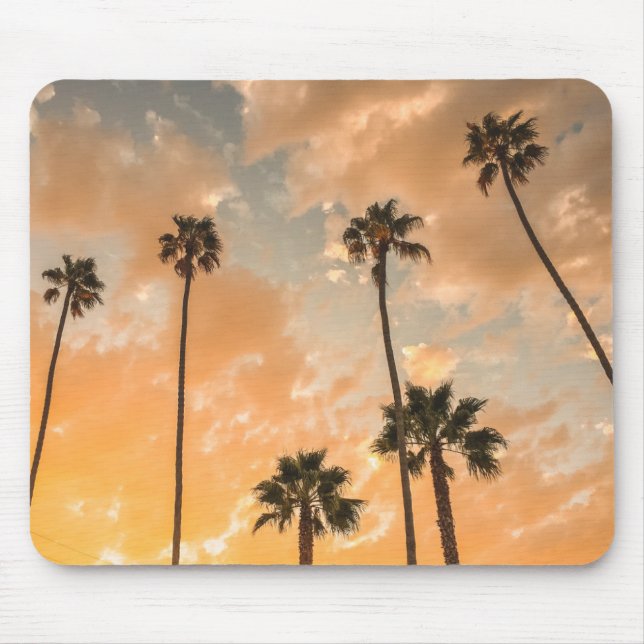 Upward View of Palms Mouse Pad (Front)